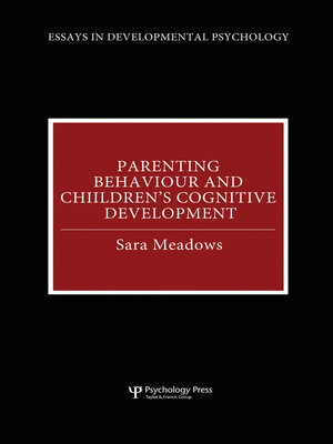 cover image of Parenting Behaviour and Children's Cognitive Development